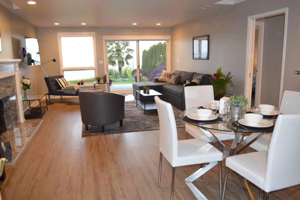 1-Bedroom Seaview Guesthouse On Seattle Luxury Estate With Views Of Olympic Mountains Eksteriør billede